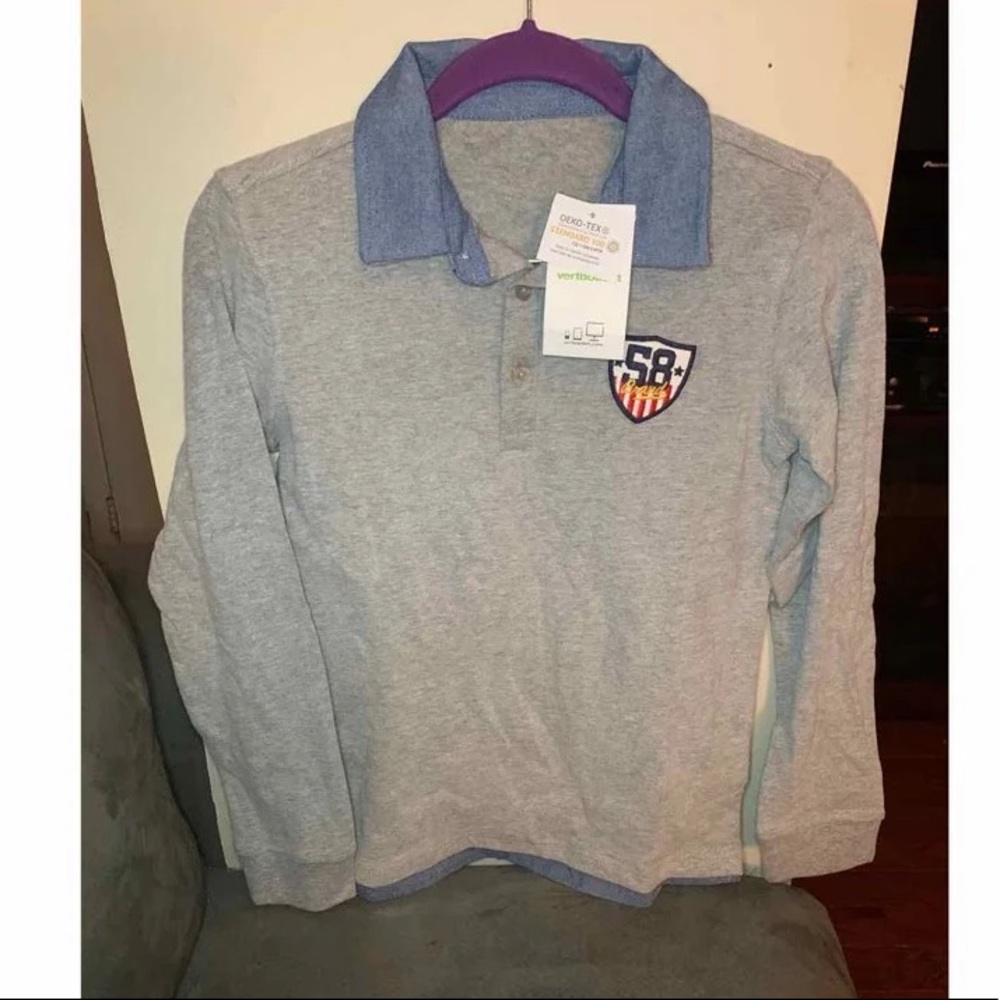 Boy’s Vertbaudet Okie-Tex Collared Shirt